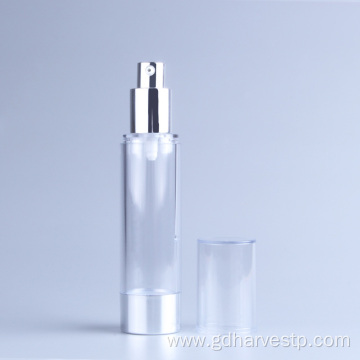 Round Clear Airless Bottle Pump Screw On